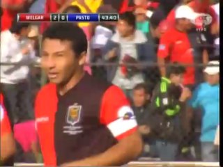 Melgar 2 - Pasto 0. Gol de Zúñiga