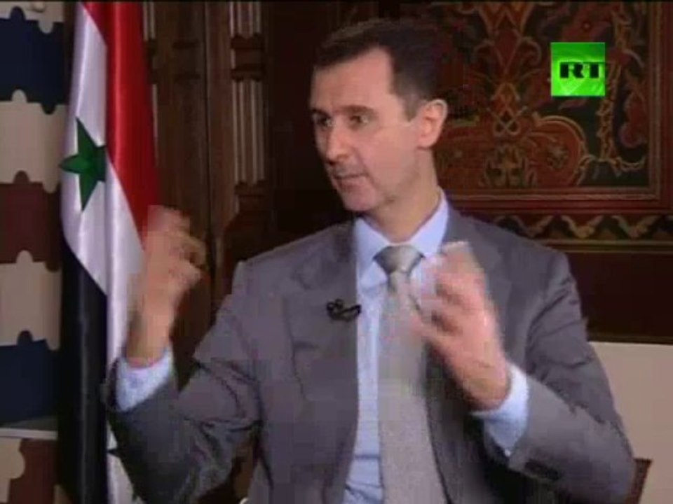 Bashar el-Assad interview for Russia Today