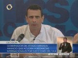 Capriles impugnará en agosto comicios del 14A ante instancias internacionales
