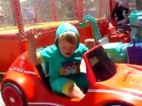 Kid Test Drives Toy Cars _ Babies tested a car for the first time