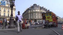 Intervention des pompiers à Opéra