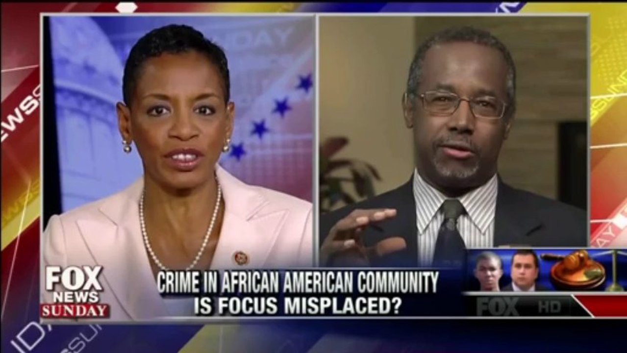 Dr. Ben Carson vs. Donna Edwards on President's Remarks & Black Crime in America - Fox News Sunday