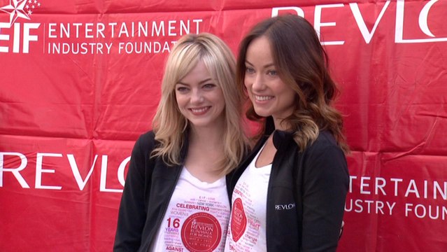 Emma Stone and Olivia Wilde At EIF Revlon Run-Walk For Women