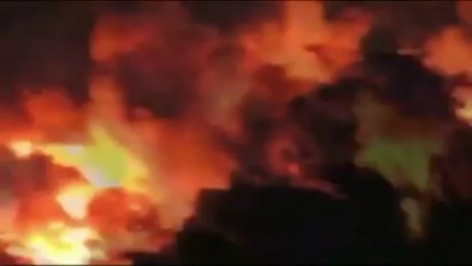 Explosion d'un train au Québec