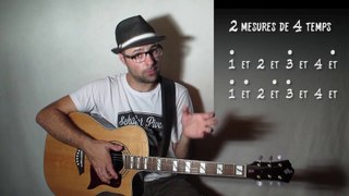 Rythme de guitare, par deux mesures (rythme 07) avec zamzam