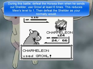 Pokemon Red/Blue Glitch: Level 100 Mew