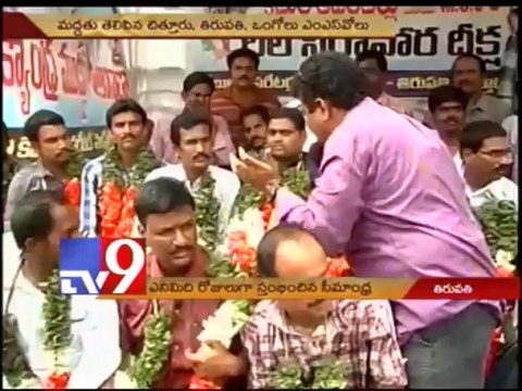 Cable operators protests continue in Tirupati