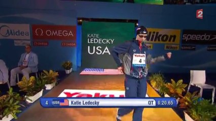 Finales 800m NL (F) - ChM 2013 natation (record du monde)