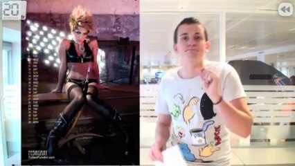 Calendrier Sexy dans des cercueils