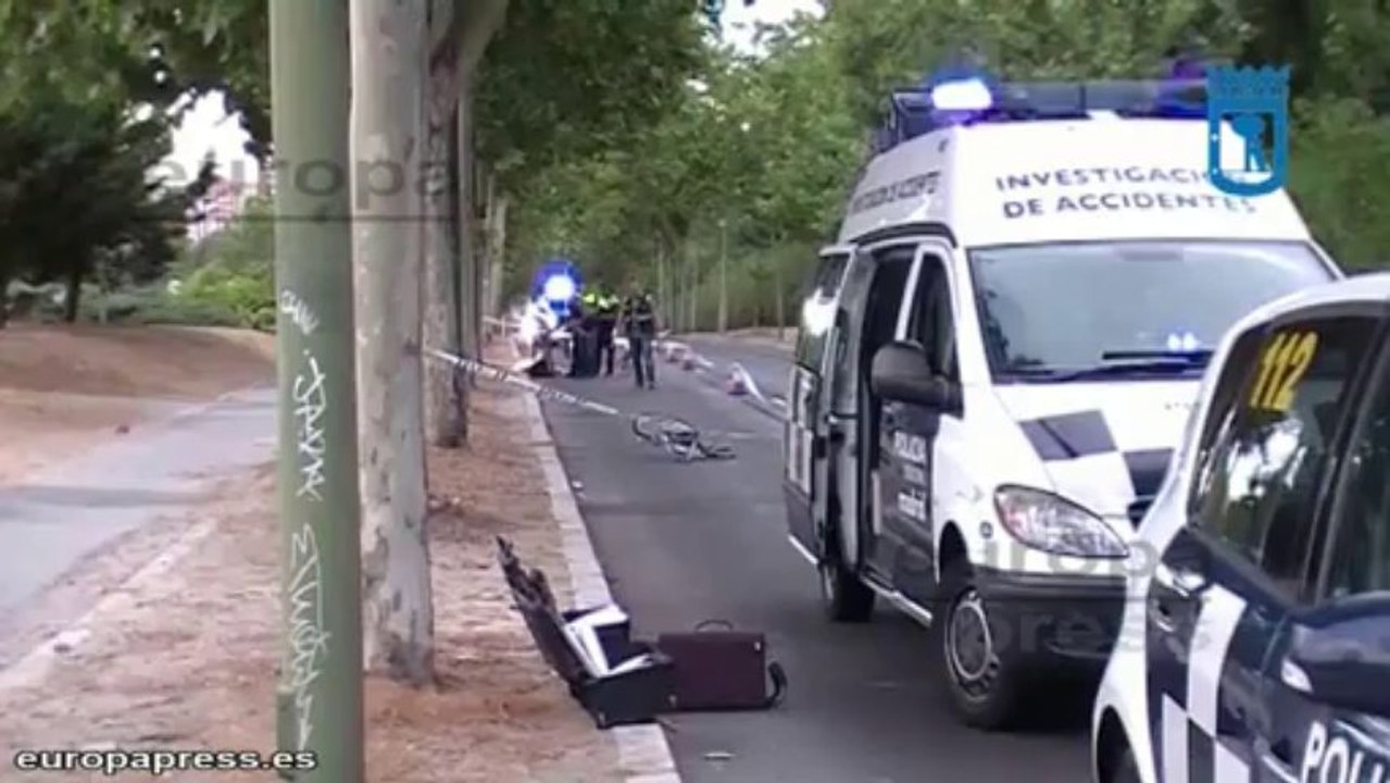 Muere un ciclista de 35 años atropellado en Madrid