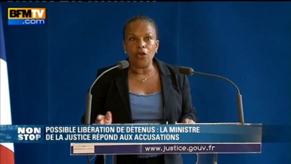 Christiane Taubira: "Six personnes ont déjà été libérées le 26 et le 30 juillet" - 07/08