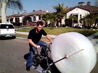 Eric Buss Bubble Wrap Bike