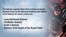 Batman: Arkham Origins - Batman Legends Skins Pack