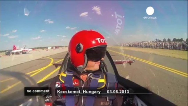 Air show stunts in Hungary - no comment