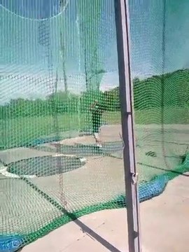 Quentin Bigot, le lanceur de marteau à l'entraînement