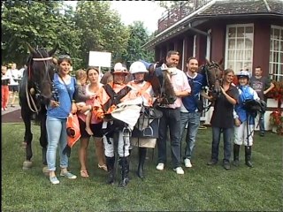 Doublé des chevaux de l'Ecurie Initial à Compiègne, 27/07/2013.