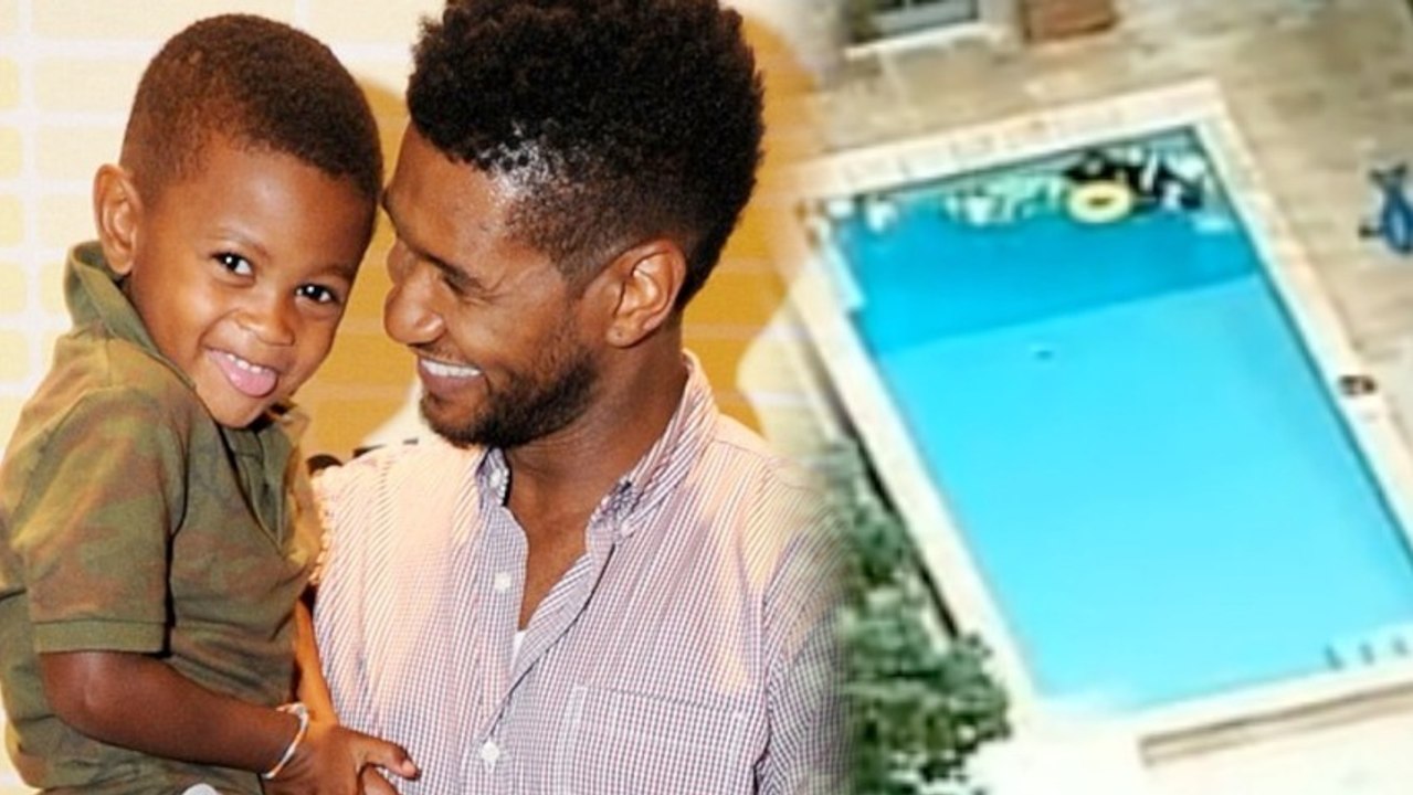 Usher's Son in ICU After Near Drowning