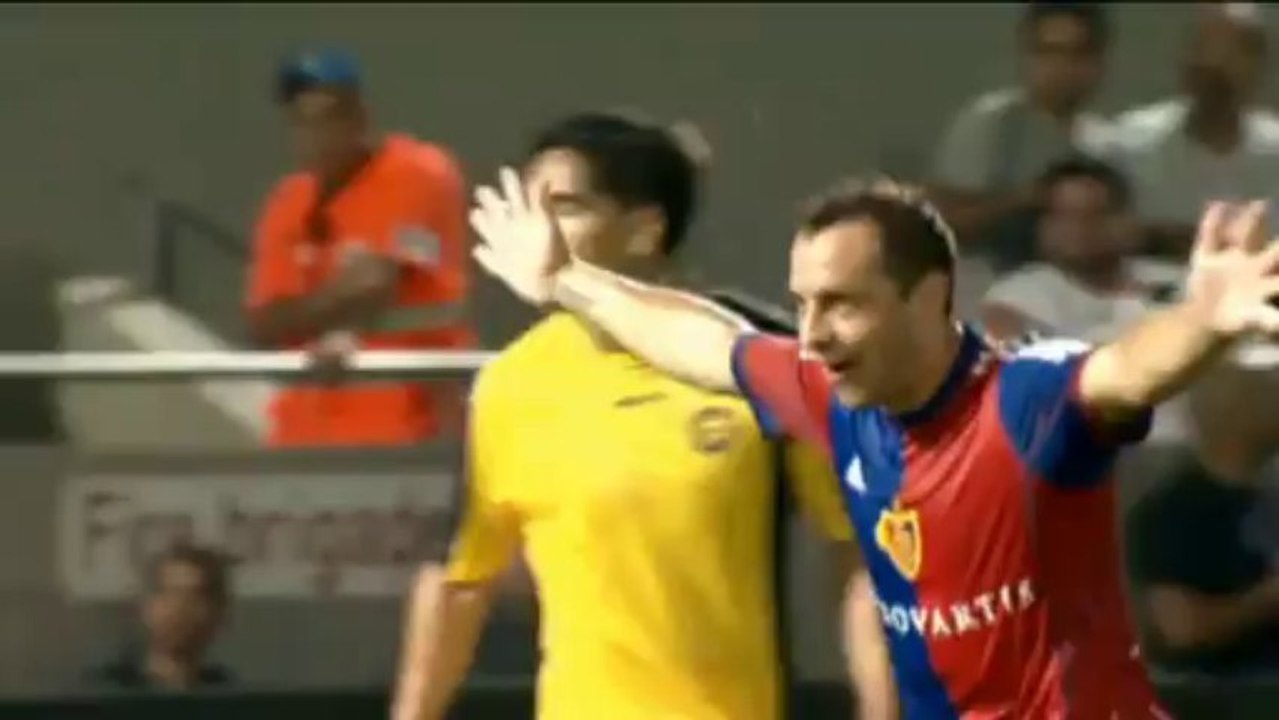 CL-Quali: Mit dem Außenrist! Basels Diaz macht's überlegt