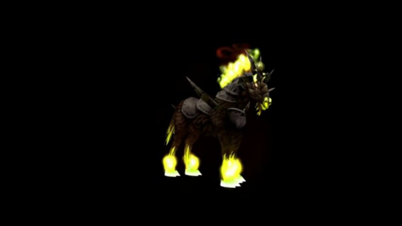 Warlock Fel Mounts - Fel Deeadsteed and Felstead