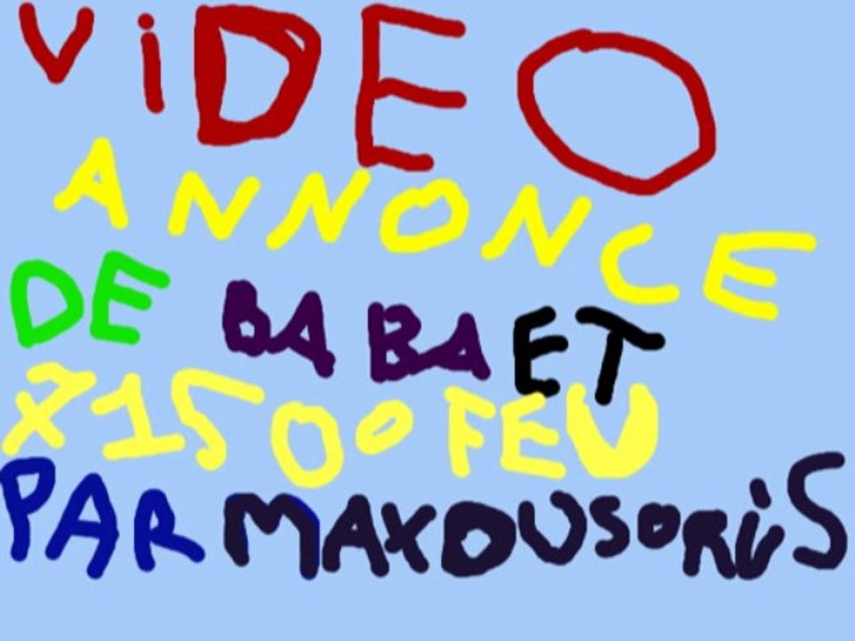 Video ANNONCE