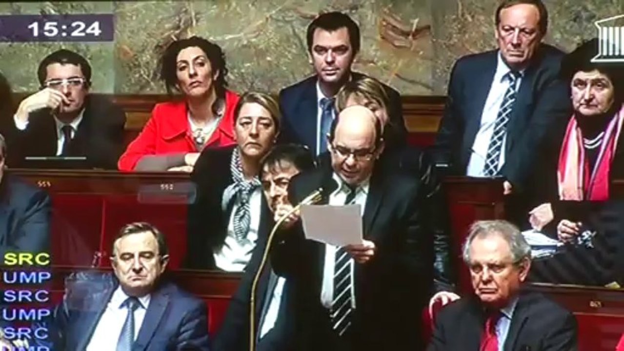 JT : Ambiance à l'assemblée nationale après la création du groupe "Rassemblement UMP"