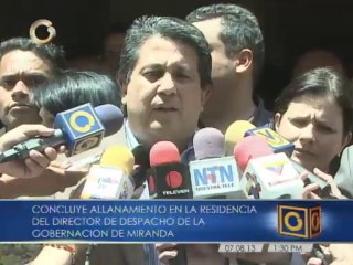 Confiscan documentos y computadoras de Óscar López