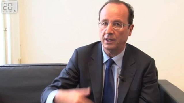 Interview de François Hollande Candidat PS au Présidentielle