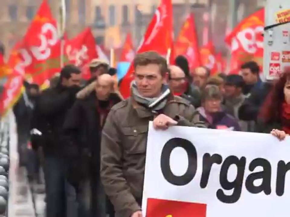 Manifestation de la CGT à Lille