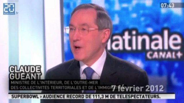 Zapping: les sorties les plus polémiques de Claude Guéant sur l'immigration