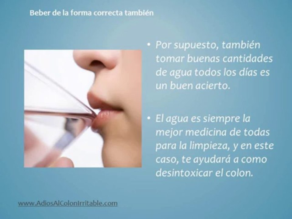 Como desintoxicar el colon