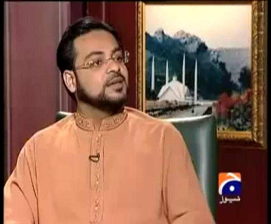 Amir Liaquat ------- Sachi Toba ------ Fatwa-----Part 2میں ڈاکٹر عامر لیاقت کی ذاتی زندگی میں نہیں جانا چاہتا ، لیکن یہ ضرور کھوں گا ، عامر لیاقت ایک شیعہ ذاکر تھا، اس نے اپنی تقریر کے دوران ، شیخین ، حضرت ابو بکر صدیق ، اور حضرت عمر رضی اللہ عنھما کی شان