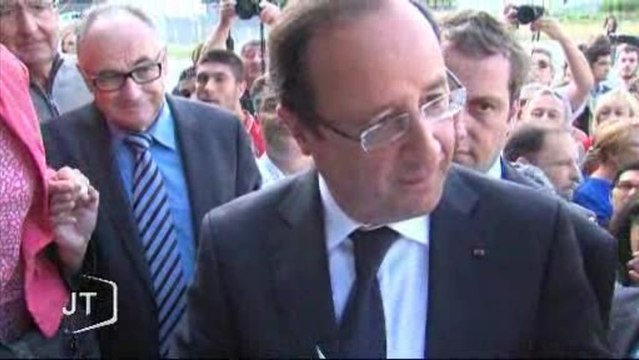 Emploi : François Hollande en visite à La Roche-sur-Yon