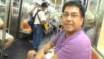 New York City.Viaje en Tren subterraneo .Ago 2013