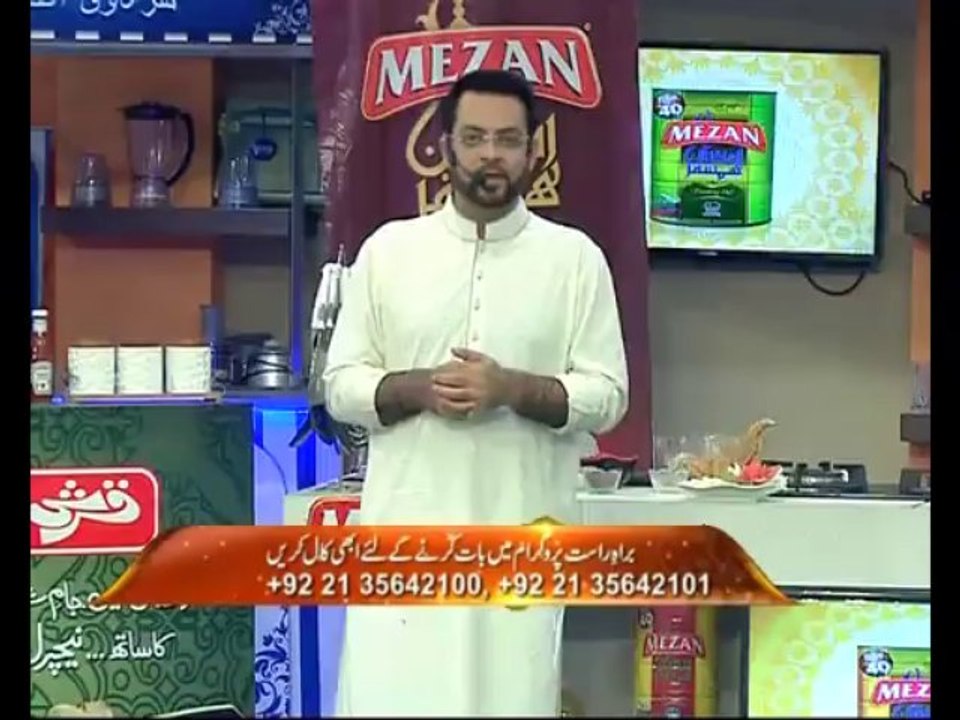 28th Iftari Ishaiya Part 1 in Amaan Ramazan with Aamir Liaquat 1434h 7-8-2013 -004