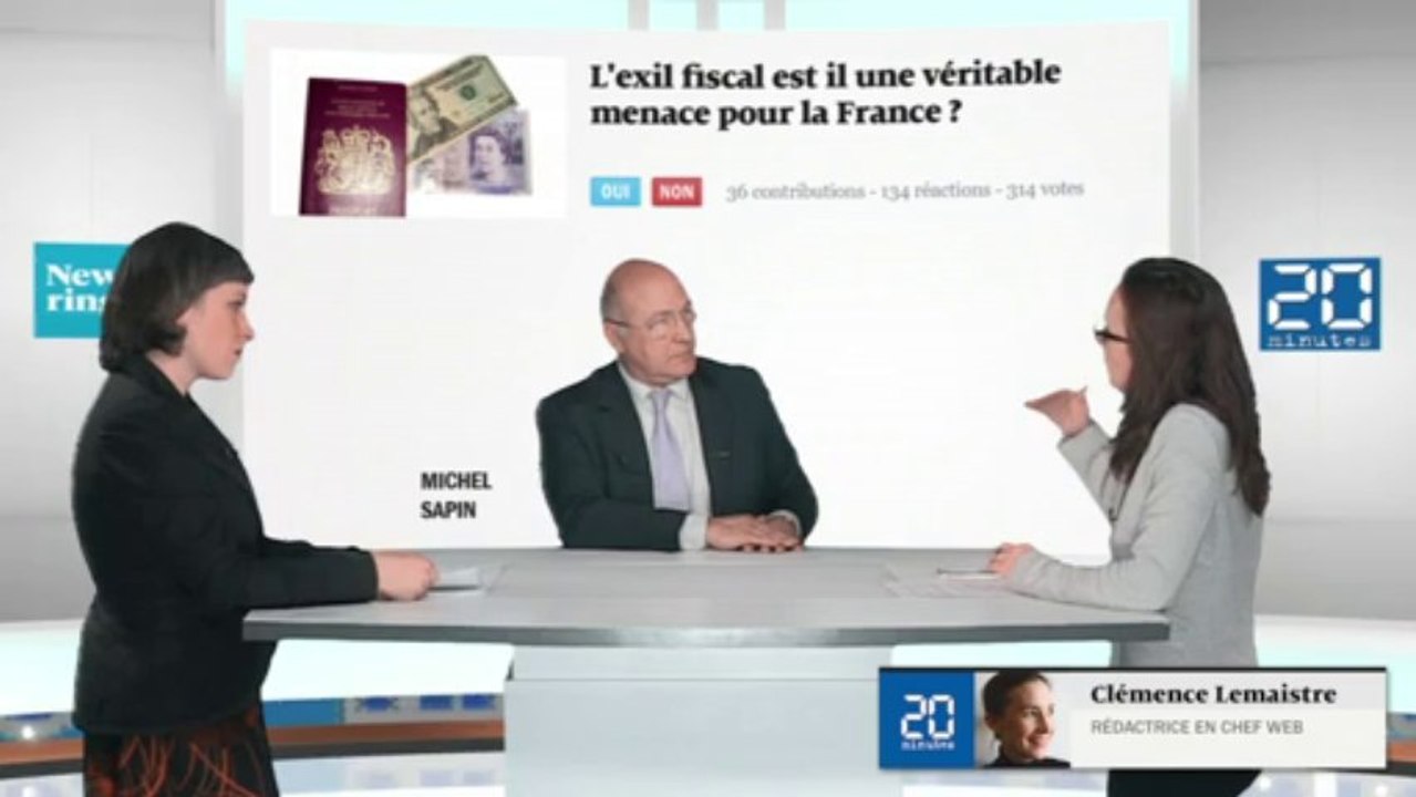 Michel Sapin - Un impôt à 75% «ce n'est pas pour rapporter de l'argent»