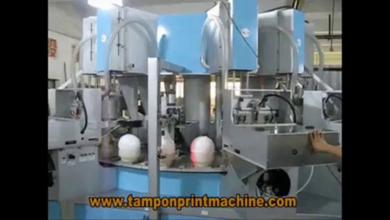 10colors plastic balls printing machine