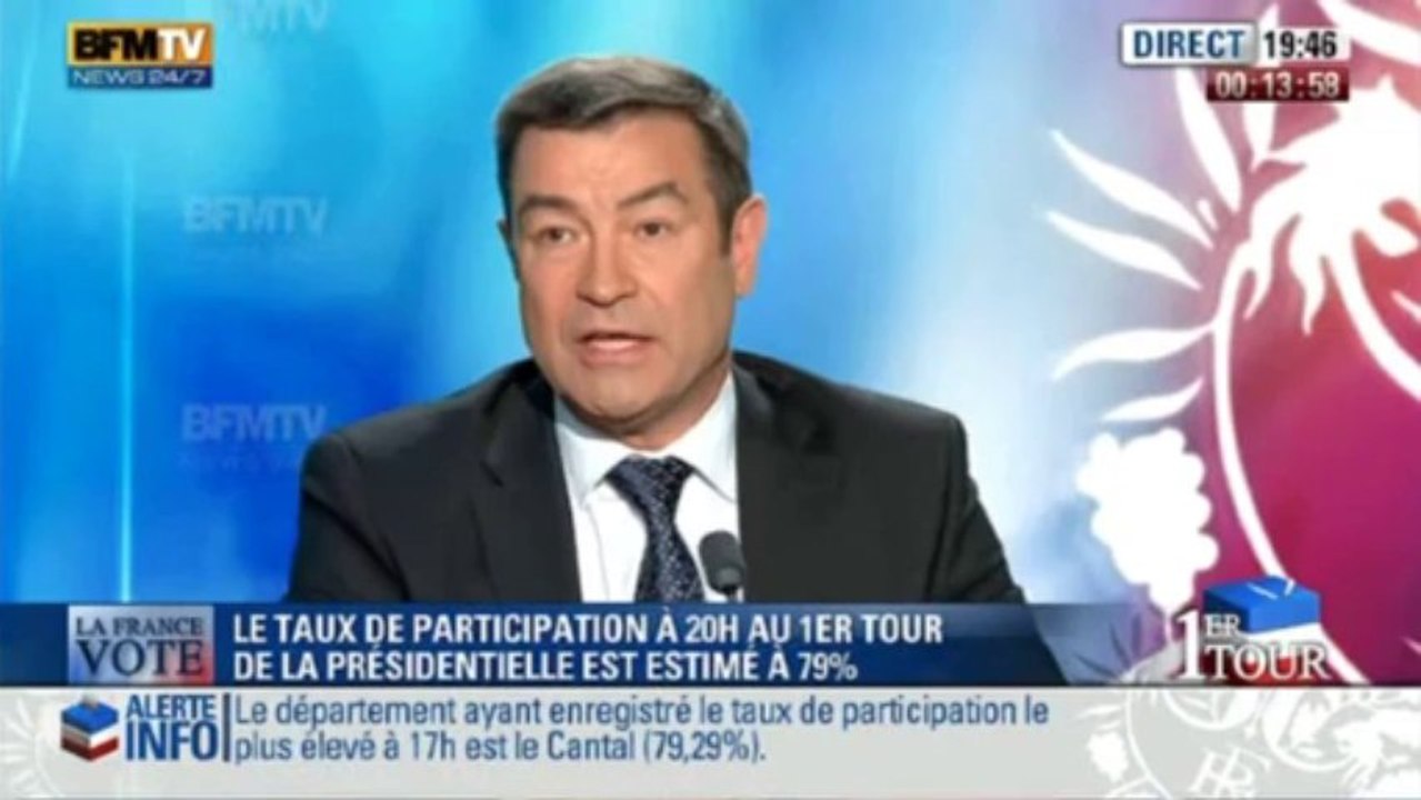 Pierre-Jean Bozo: «d'après les sondages nous avons des bloque gauche droite entre 40% et 45%»