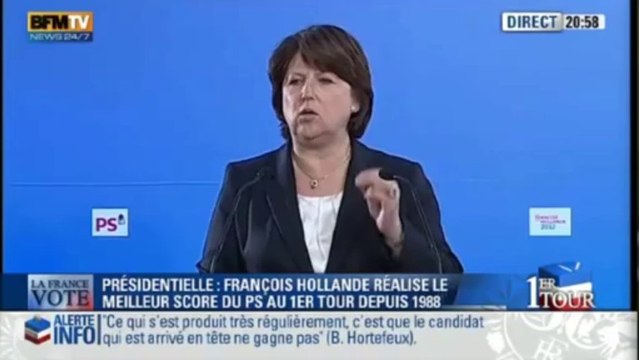 Martine Aubry: «Les Français ont exprimé une aspiration profonde pour le changement»