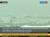 Un étrange nuage vert passe au dessus de Moscou