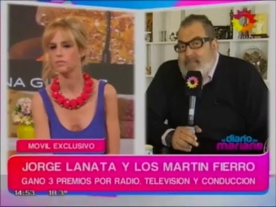 JORGE LANATA RESPONDE A LOS GESTOS DE MEX URTIZBEREA Y PABLO ECHARRI EN LOS MARTÍN FIERRO