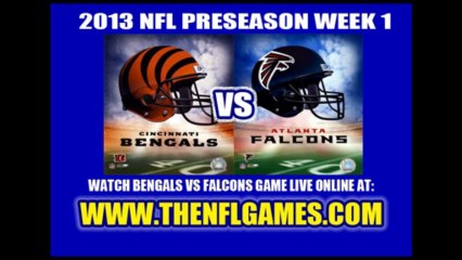 WATCH CINCINNATI BENGALS VS ATLANTA FALCONS LIVE GAME VIA ONLINE STREAM