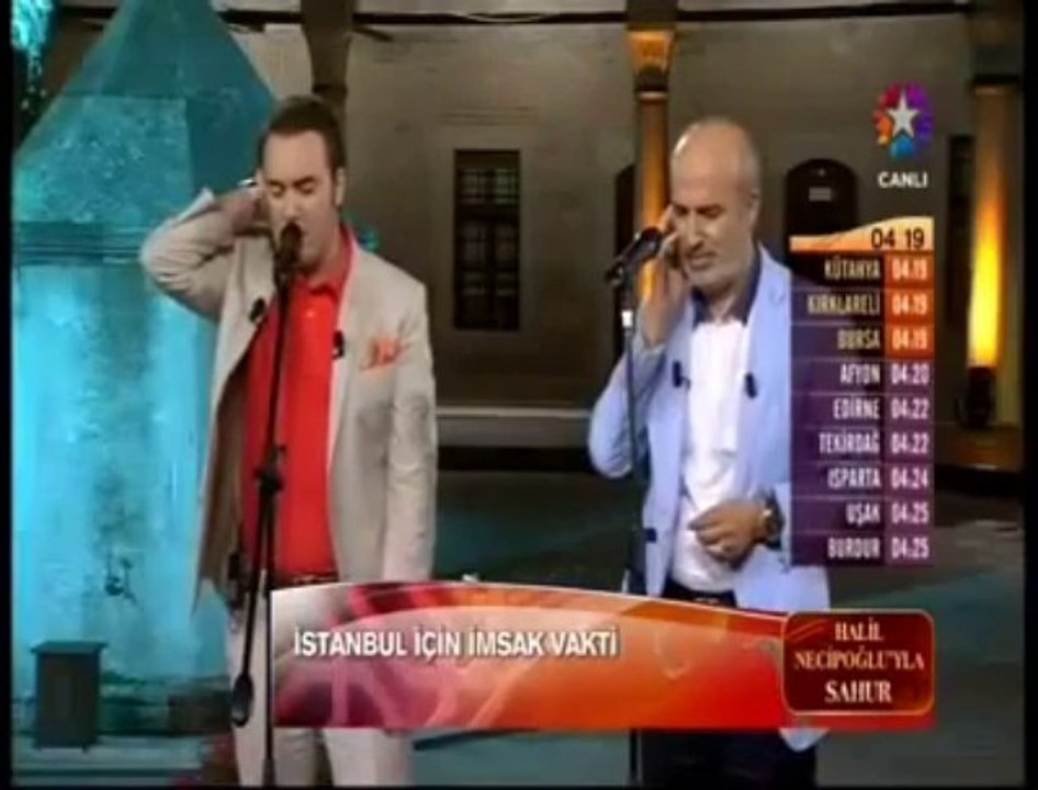 MUSTAFA CECELI EZAN OKUDU