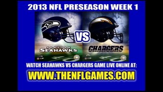 WATCH SEATTLE SEAHAWKS VS SAN DIEGO CHARGERS LIVE GAME VIA ONLINE STREAM