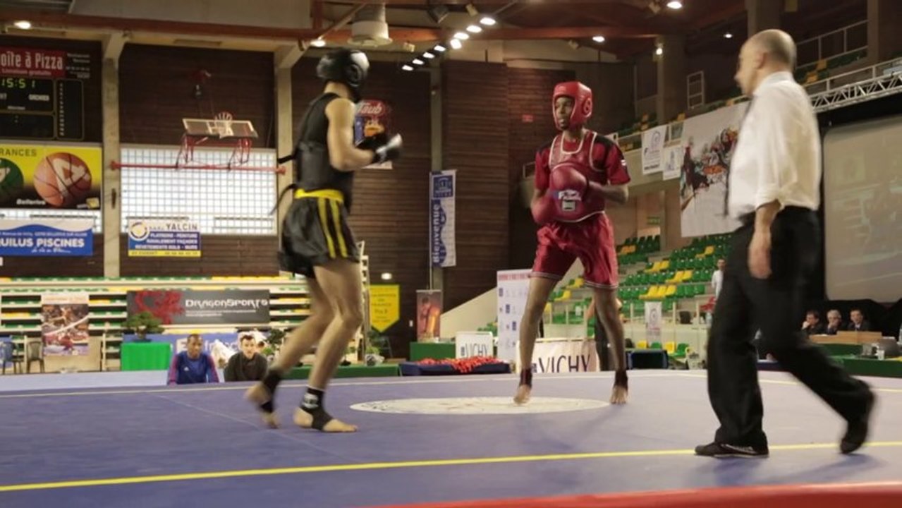 Ayrton Dasilva vs Cédric Cabo - Finale Sanda Junior -70kg - Vichy 2013