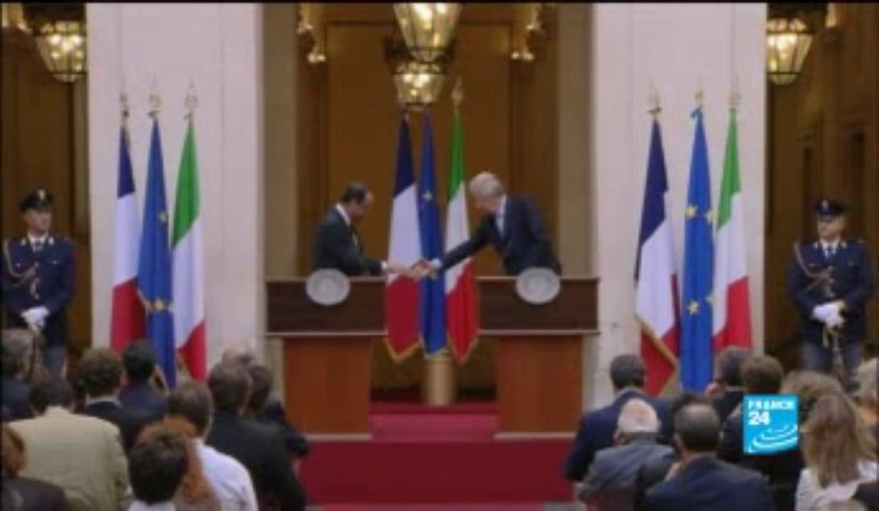 Crise de la dette : Hollande et Monti s'accordent sur le rôle de la croissance