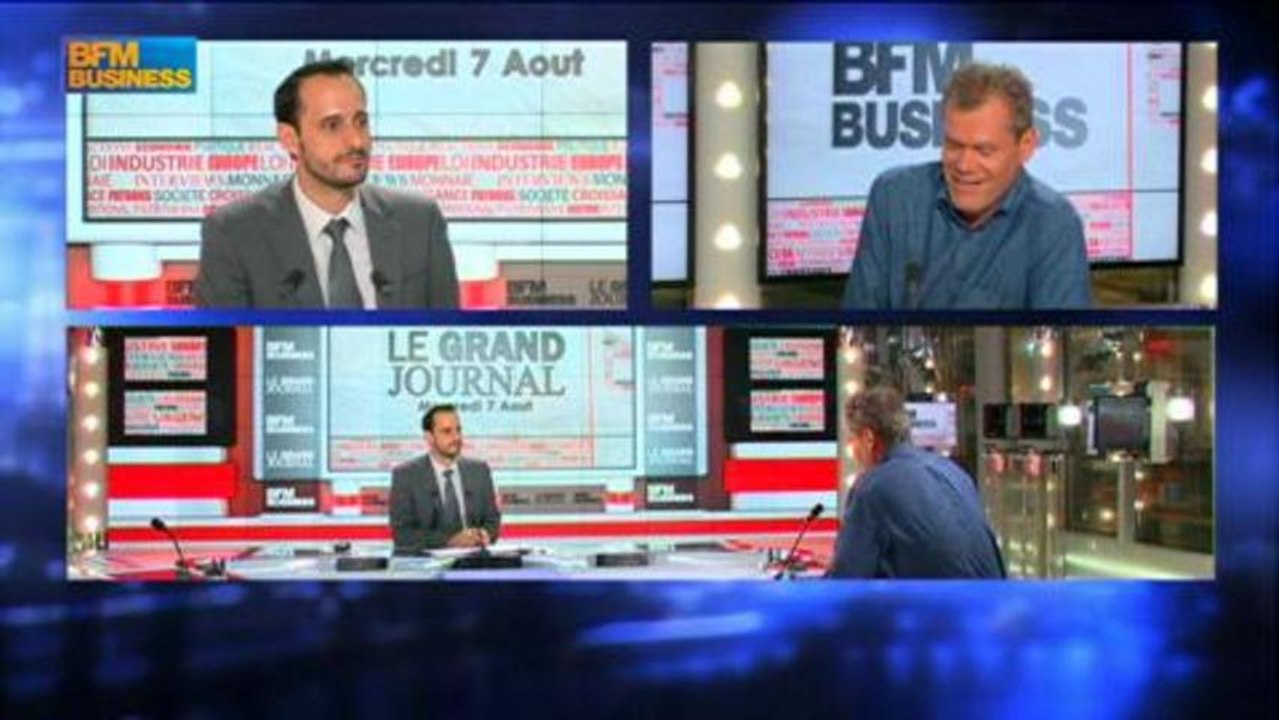 Guillaume Nusse, PDG de Clairefontaine-Rhodia, dans Le Grand Journal - 7 août 1/6