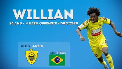 Willian, la pépite brésilienne de l'Anzhi