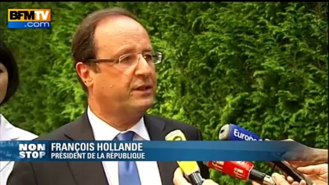 François Hollande: Le seul sujet qui compte pour les Français, c'est l'emploi - 08/08