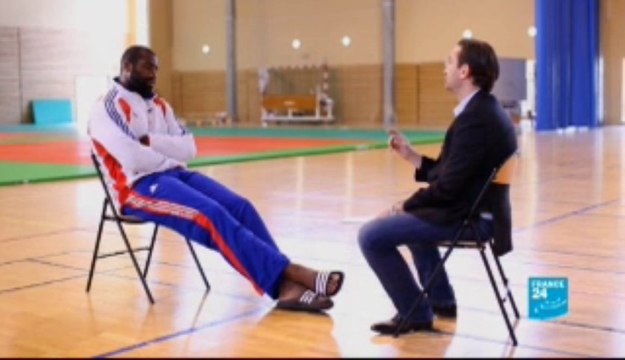 Teddy Riner, judoka médaillé de bronze aux JO de Pékin