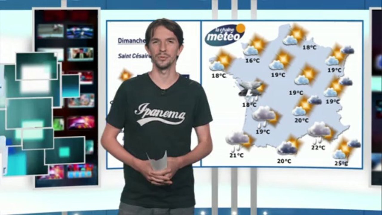 Friday Météo - Weekend du 25 et 26 août 2012